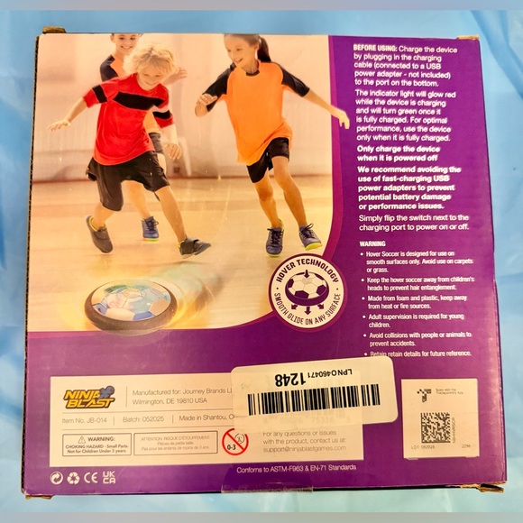 Ninja Blast Hover Rechargeable Soccer Ball Lights Up Brand New - Picture 12 of 12